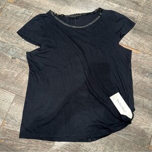 Alice + Olivia Black Tee